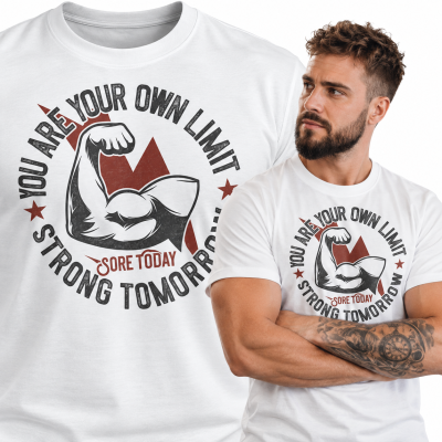 KOSZULKA NA SIŁOWNIĘ GYM SET 2